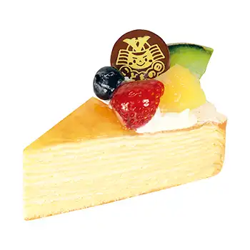 フルーツミルクレープ