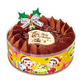 クリスマスチョコ生ケーキ S M L チョコレートケーキ クリスマス ケーキ 洋菓子 株式会社不二家 クリスマスチョコ生ケーキ S M L チョコレートケーキ クリスマス ケーキ 洋菓子 株式会社不二家