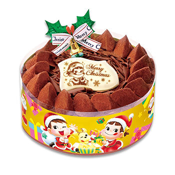 クリスマスチョコ生ケーキ S M L チョコレートケーキ クリスマス ケーキ 洋菓子 株式会社不二家