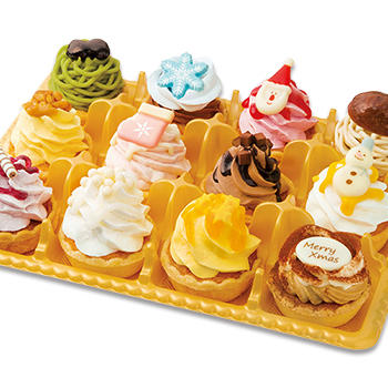 クリスマスプチセレクション 8個入 12個入 アソートケーキ クリスマス ケーキ 洋菓子 株式会社不二家