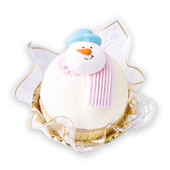 クリスマス雪だるまケーキ
