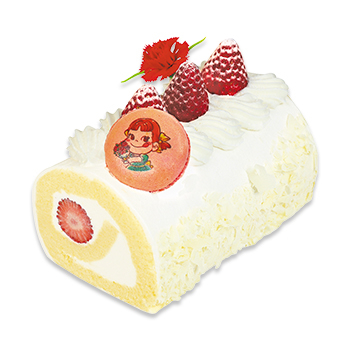 母の日 苺のロールケーキ