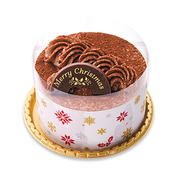 クリスマスチョコムースケーキ
