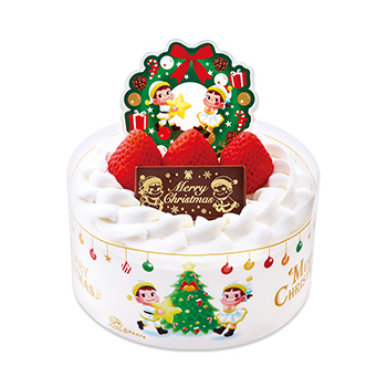 食品サンプル フェイクケーキ 不二家 オリジナルショートケーキ （L） 19cm 食品サンプル フェイクケーキ 不二家 オリジナルショートケーキ