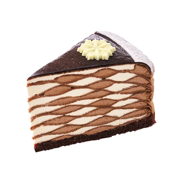 クリスマスダブルチョコのミルクレープ