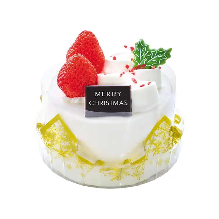 クリスマス苺のミニショートケーキ