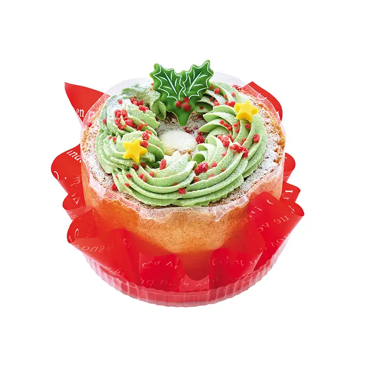 クリスマスリースシフォン