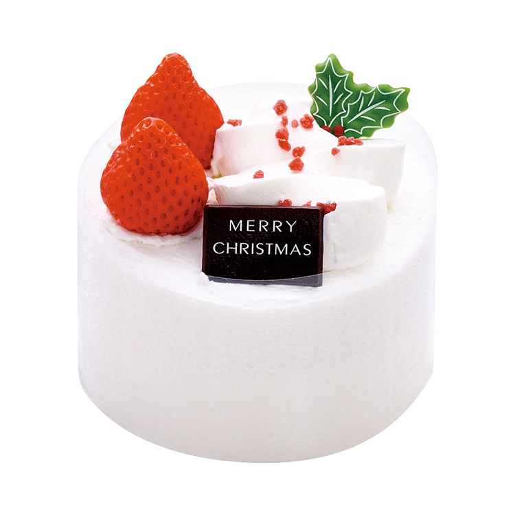 クリスマス苺のミニショートケーキ