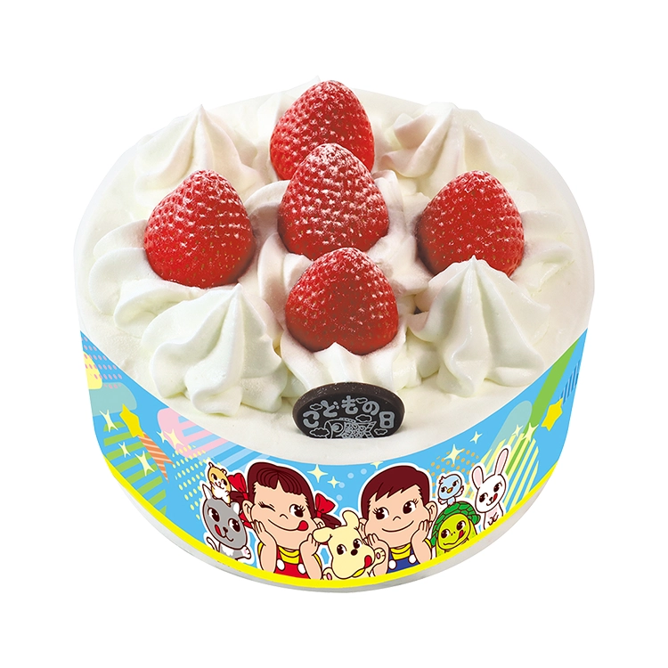 ペコちゃんポコちゃんの日  苺のショートケーキ