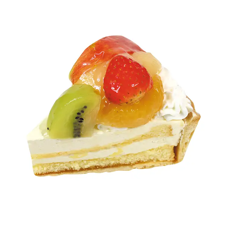 苺とフルーツのカスタードパイ