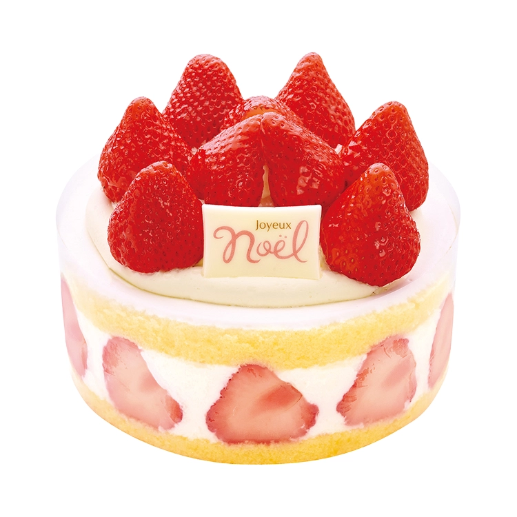 あまおう苺たっぷりの贅沢クリスマスショートケーキ