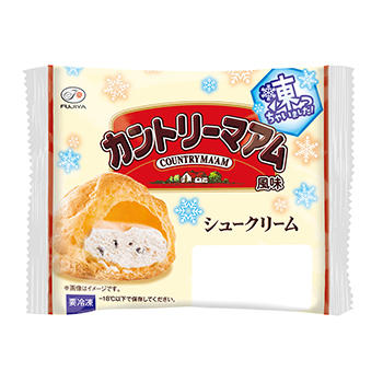 シュークリーム凍っちゃいました カントリーマアム風味 フローズンスイーツ アイス 冷凍スイーツ ケーキ 洋菓子 株式会社不二家