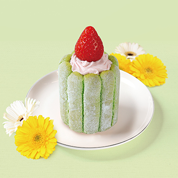 ショートケーキ12の花物語 宇治抹茶のフラワーケーキ