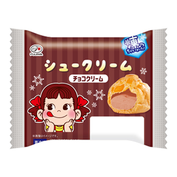 シュークリーム凍っちゃいました！（チョコレート）