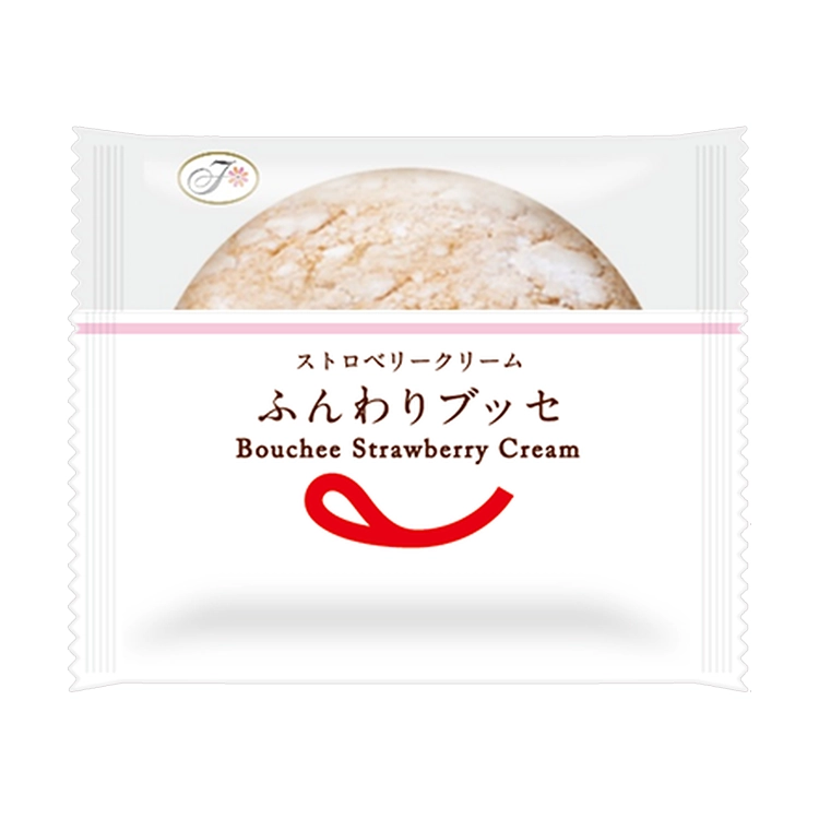 ふんわりブッセ(ストロベリークリーム)