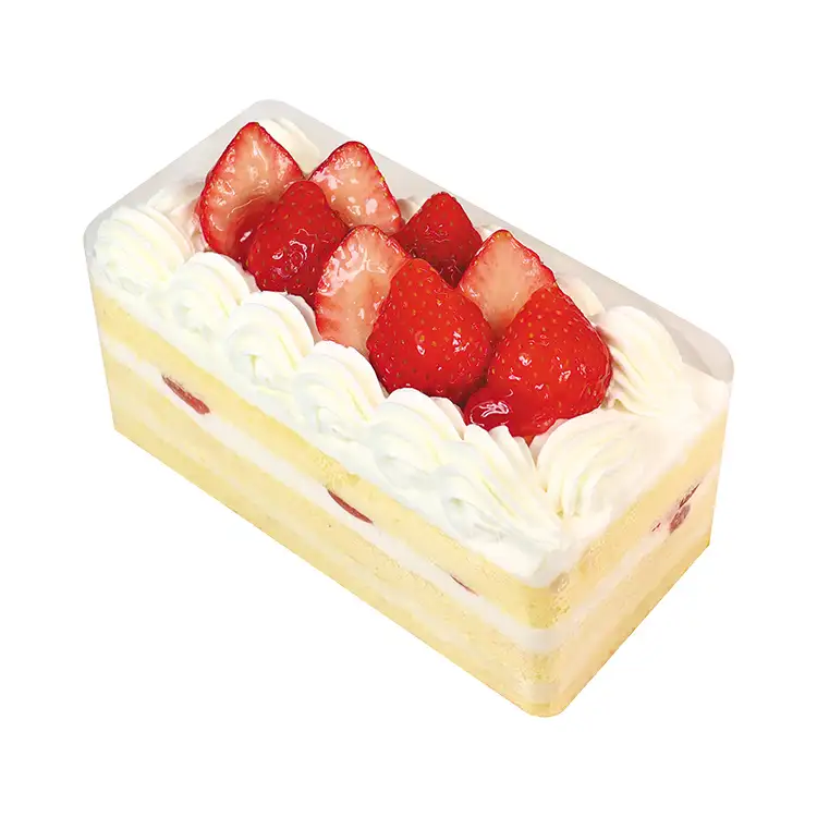 苺たっぷりバトンケーキ