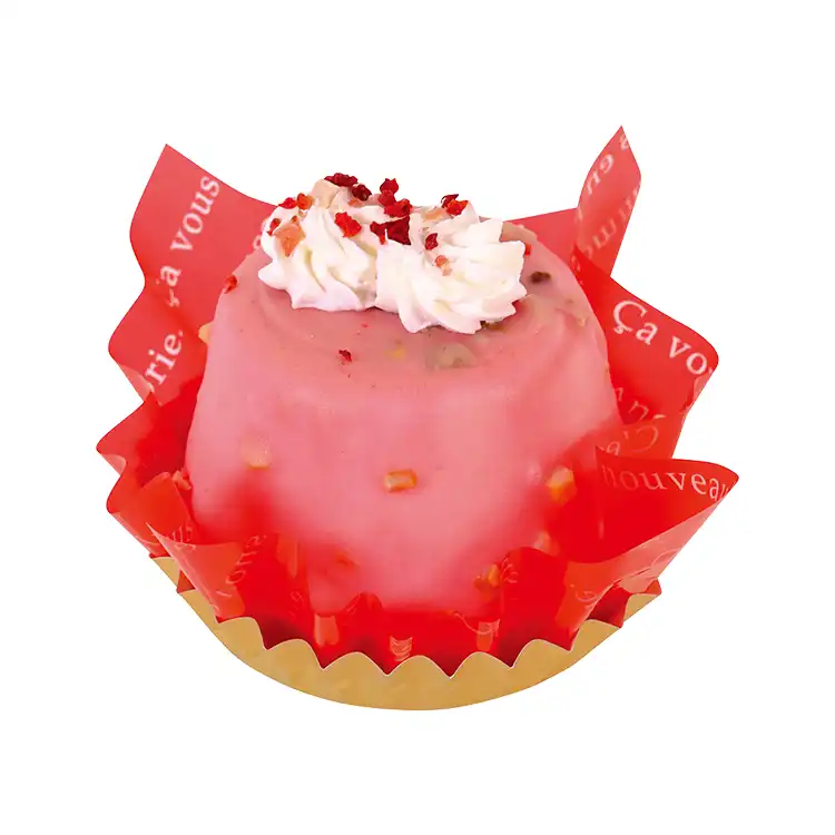 苺とクランチアーモンド