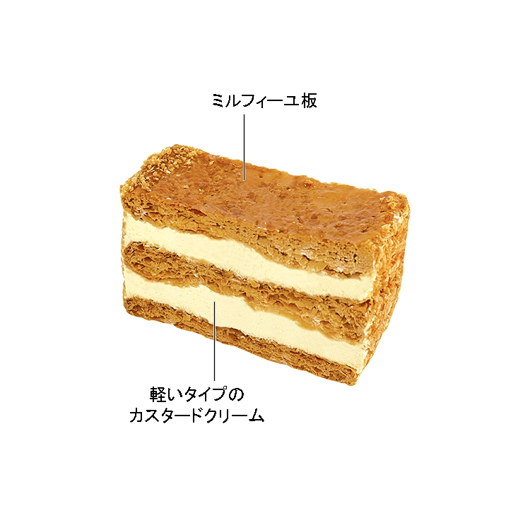 なめらかカスタードのミルフィーユ | カットケーキ（洋菓子） | 株式