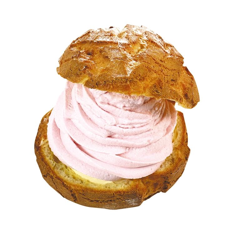 盛り過ぎ窯焼きダブルシュークリーム（桜ミルキー）神奈川県産八重桜使用