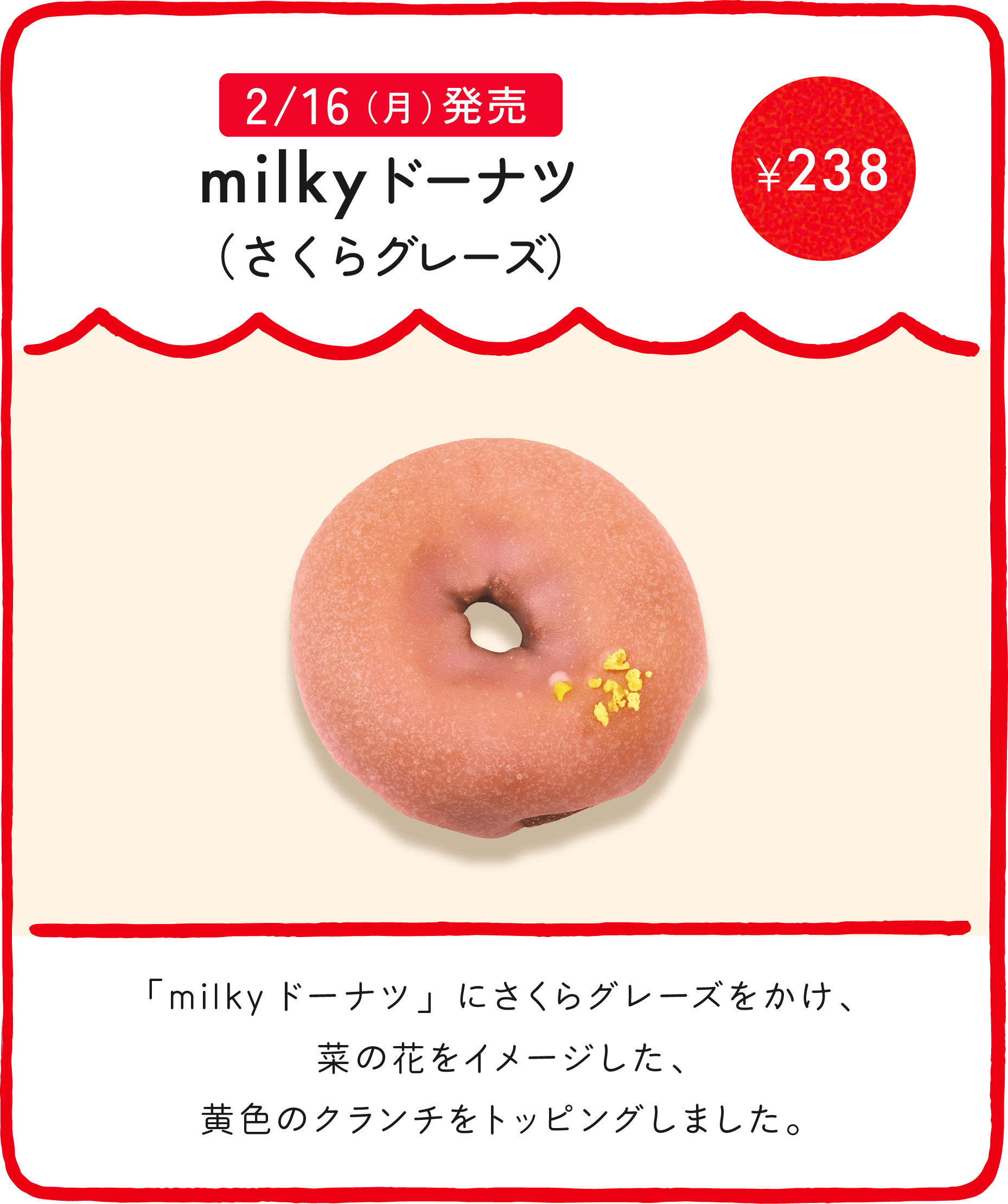 ペコちゃんmilkyドーナツ｜不二家