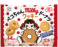 168gペコちゃんミルキードーナツクッキー
