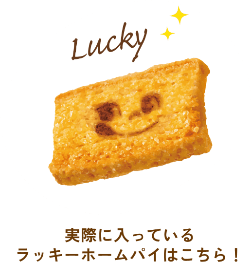 実際に入っているラッキーホームパイはこちら！