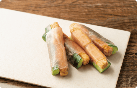 生ハムきゅーっと巻いたパイ！