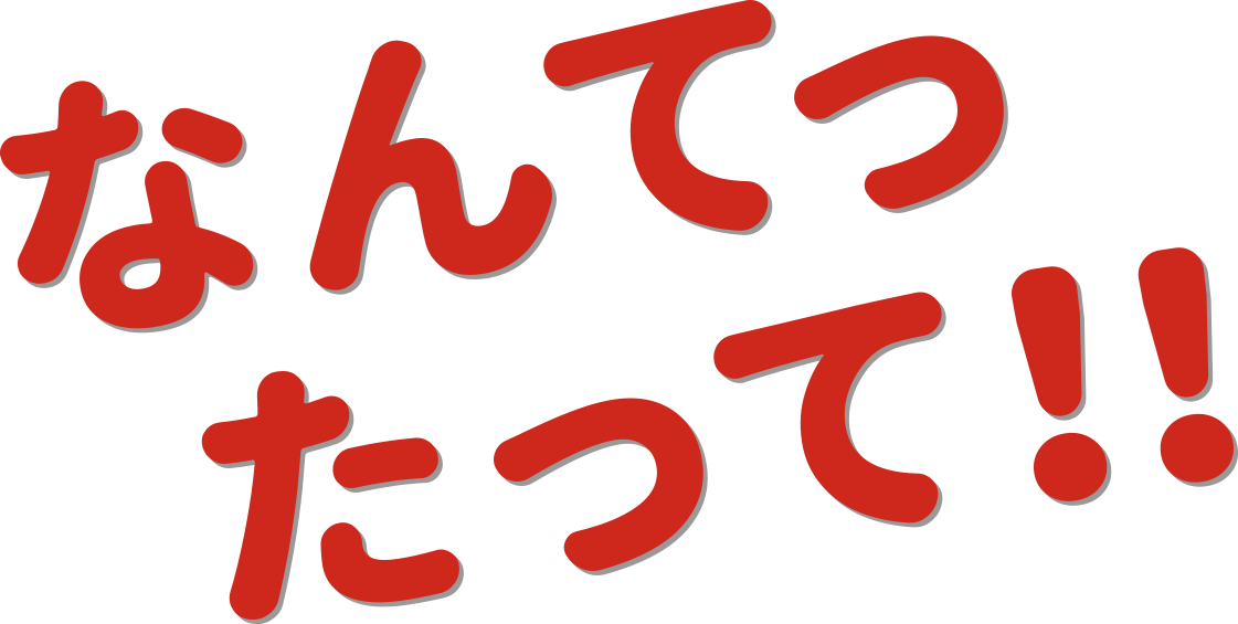 なんてったって！！