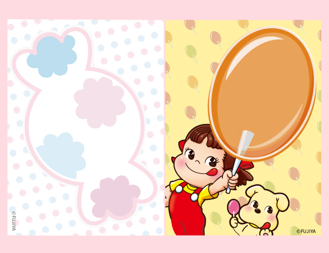ペコちゃんオリジナルメッセージカード2種 A