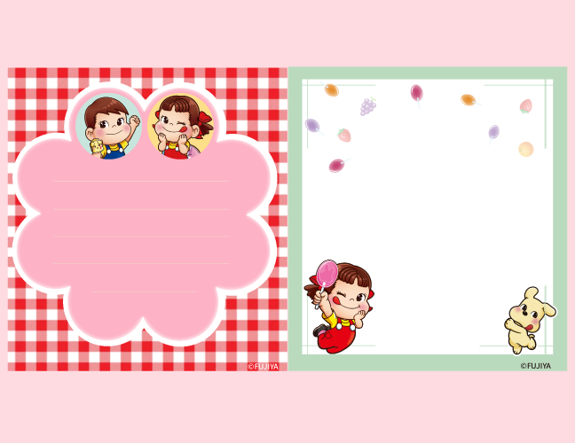 ペコちゃんオリジナル​メッセージカード2種 B​