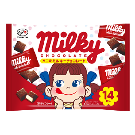 14粒ミルキーチョコレート袋