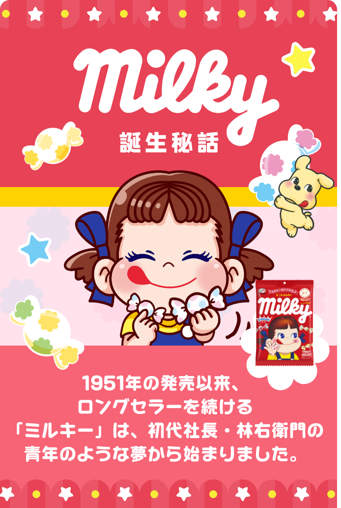 商品情報 | ミルキー & ポップキャンディ | 不二家