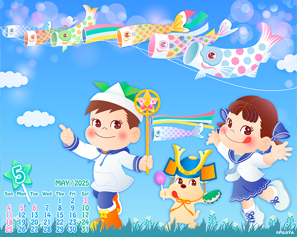ミルキー ポップキャンディ 壁紙 5月