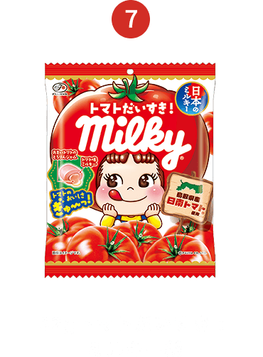 7 62gトマトだいすき！ミルキー袋