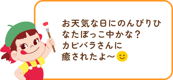 ペコちゃんからのコメント