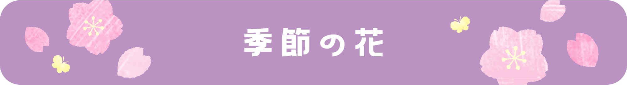 季節の花