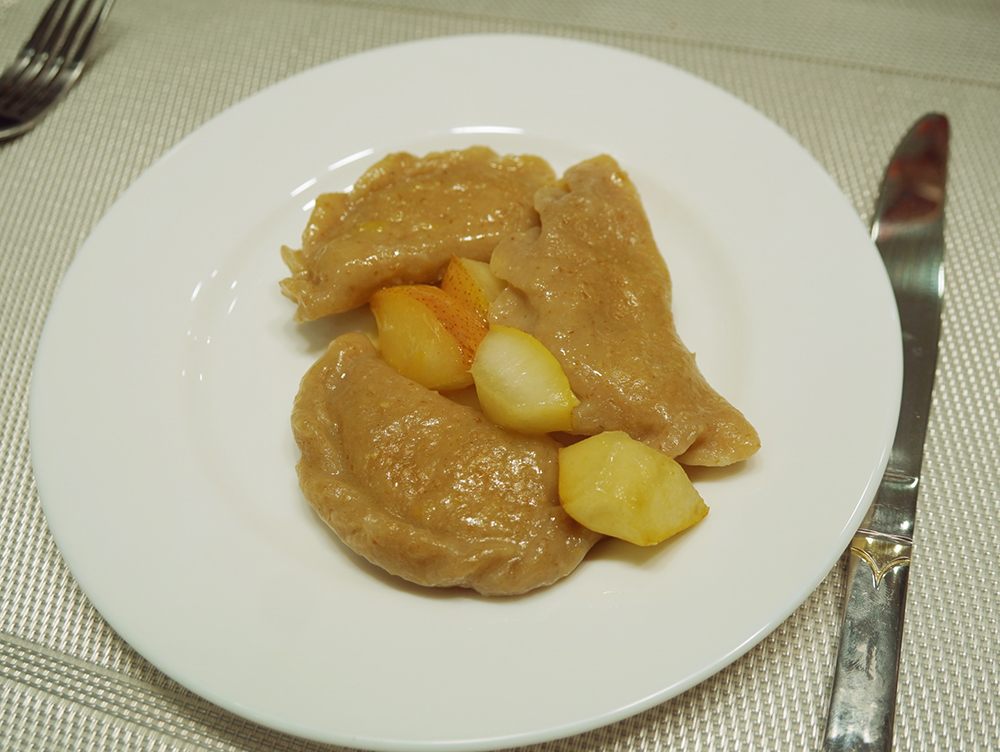 温かいとあんずの甘さが際立ちます