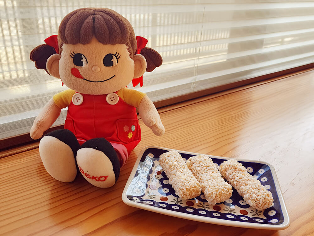 最初はサクッ、後からもち米のもちもち食感！