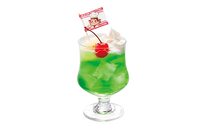 ポコちゃんメロンクリームソーダ