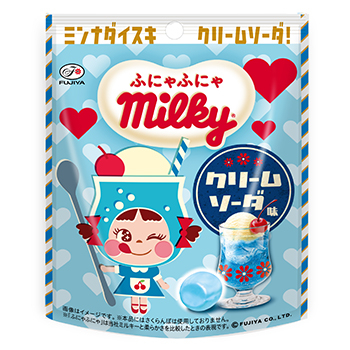 ４０ｇふにゃふにゃミルキー（クリームソーダ味）