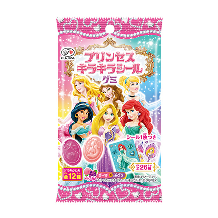 ６粒プリンセスキラキラシールグミ