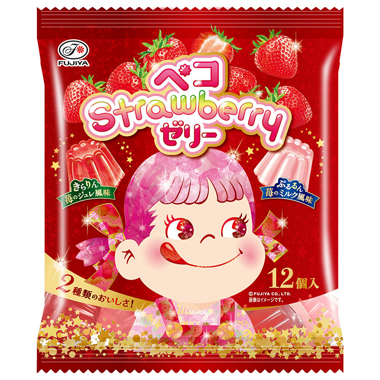 １２個ペコStrawberryゼリー