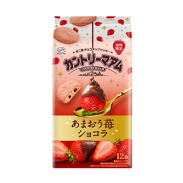 １２枚カントリーマアム（あまおう苺ショコラ）