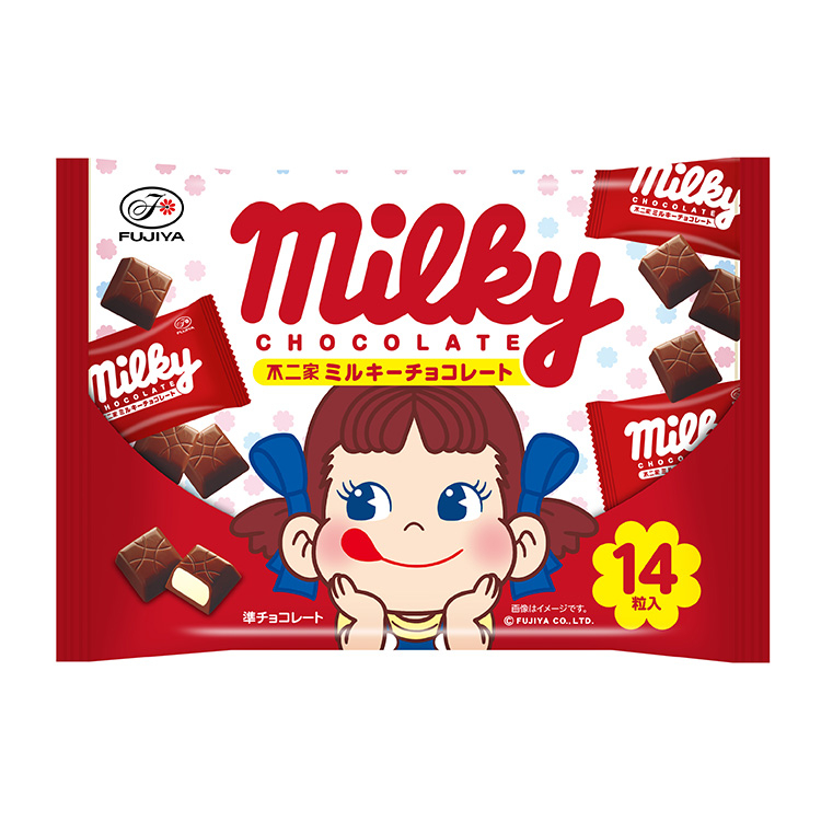14粒ミルキーチョコレート袋