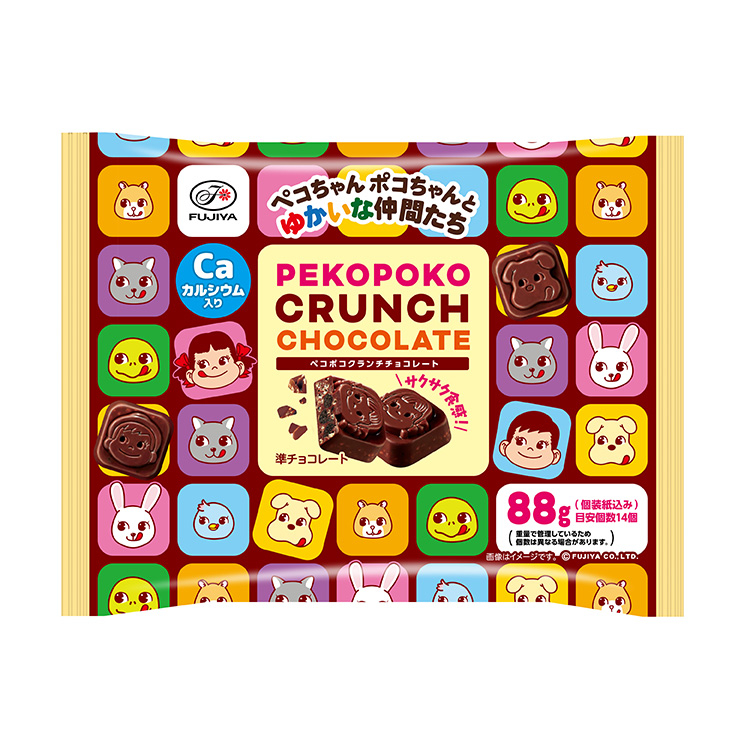 ８８ｇペコポコクランチチョコレート袋　