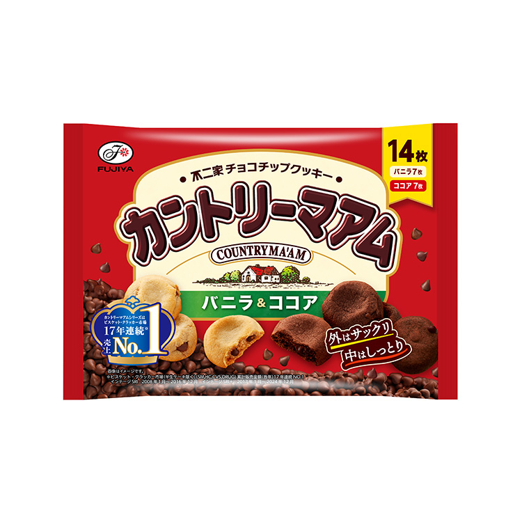 １４枚カントリーマアム（バニラ＆ココア）