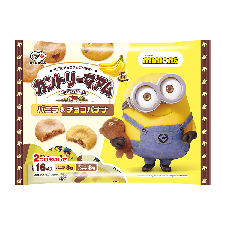 １６枚カントリーマアム（バニラ＆チョコバナナ）minion