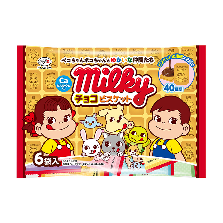 ９０ｇミルキーチョコビスケット６Ｐ