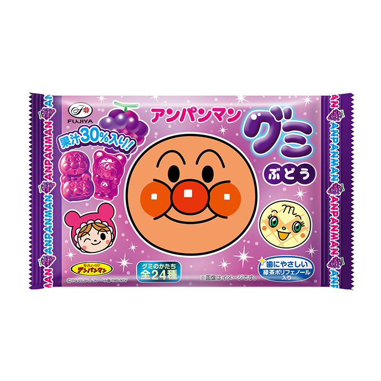 ６粒アンパンマングミ（ぶどう）