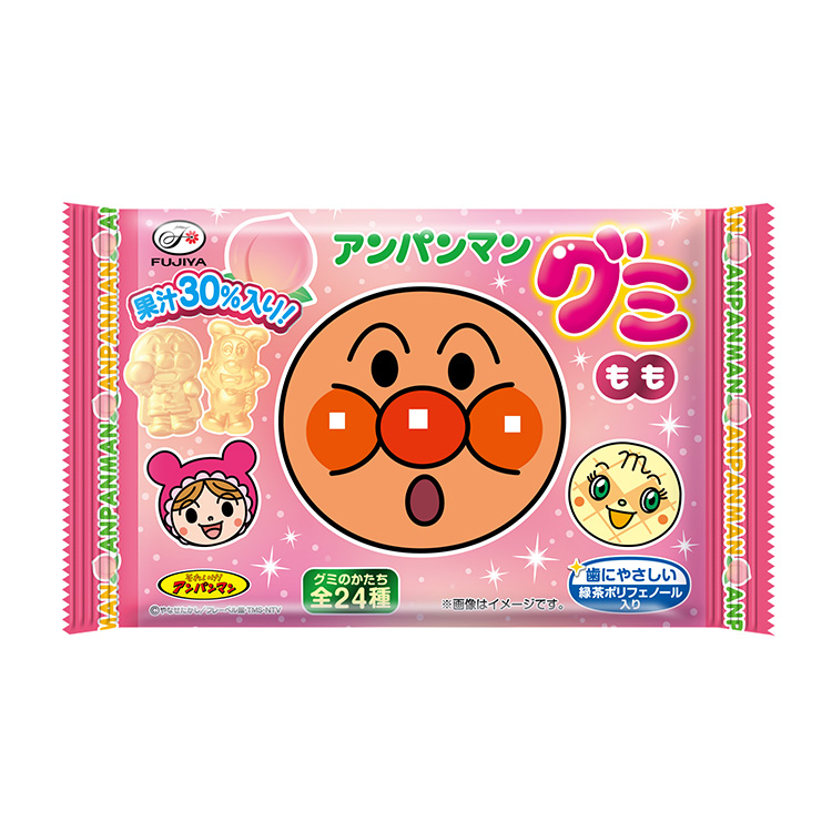 ６粒アンパンマングミ（もも）